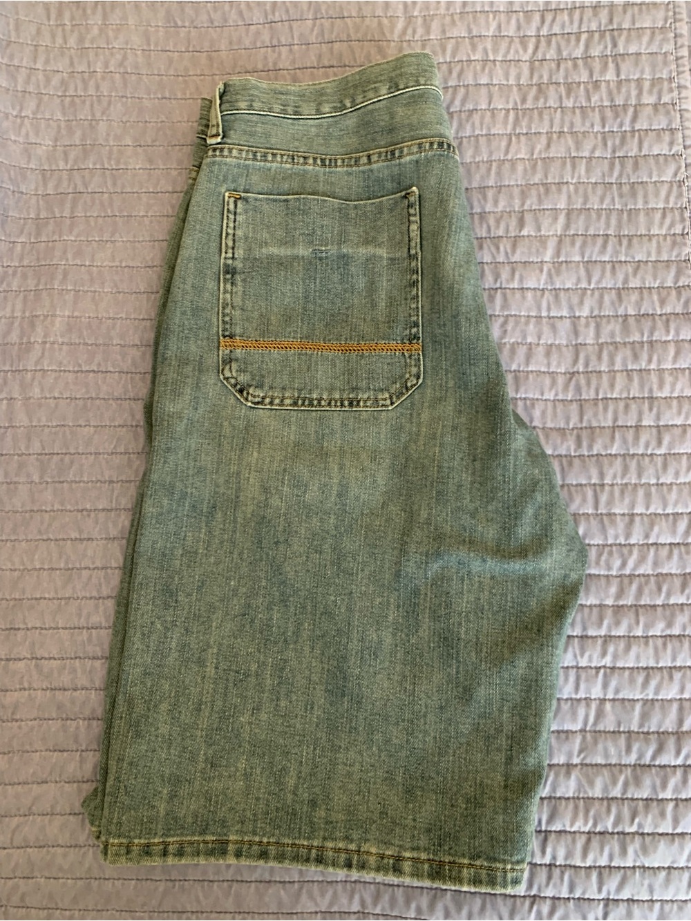 Nautica Light Green Denim Jean Shorts - Picture 3 of 3